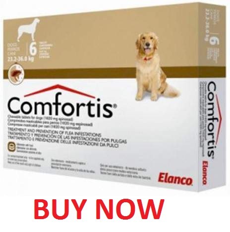 Comfortis Brown 60-120 lbs flea treatment for dogs